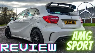 Mercedes Benz A Class AMG Sport Review POV Test Drive