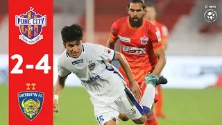 Hero ISL 2018-19 | FC Pune City 2-4 Chennaiyin FC | Highlights