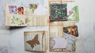 Junk Journal Using Up Book Pages Ep 5 Double Pocket Book Folders for Junk Journals The Paper Outpost