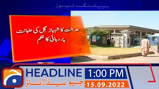 Geo News Headlines 1 PM | 15 September 2022