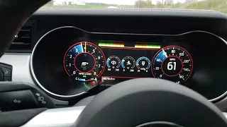 Performance shift indicator Mustang digital dash