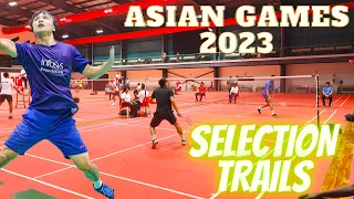 MEIRABA MAISNAM vs BHARATH RAGHAV || Men Singles Selection Trails - Asian Games 2023 || League