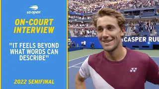 Casper Ruud On-Court Interview | 2022 US Open Semifinal