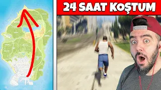 TÜM HARITAYI ARALIKSIZ KOŞTUM YOLDA BAKIN NE OLDU - GTA 5 MODS