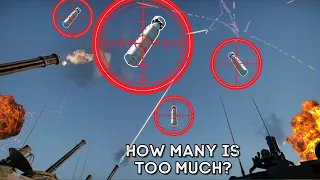 CIWS M163 vs 12,000lbs BOMBS - How Many Can Fall at Once Before They All Blow Up? - WAR THUNDER