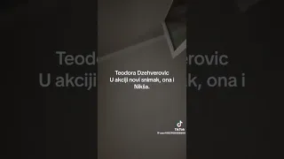 Teodora Novi snimak u akciji ona i Nikša #shorts #teodoradzehverovic #tiktok