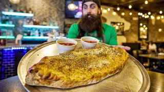 CAFE PANUZZO'S MONSTER CALZONE CHALLENGE | FLORIDA PT.4 | BeardMeatsFood