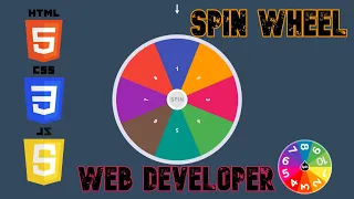 Create Spin Wheel Using HTML, CSS And JavaScript.