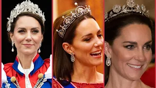 | KATE IN CROWN | GORGEOUS LADY PRINCESS KATE MIDDLETON IN BEAUTIFUL TIARAS #trending #katemiddleton