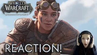 Dragonflight Launch Cinematic Take to the Skies REACTION! | World Of Warcraft