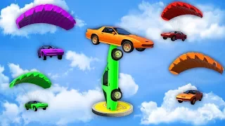 THE CRAZIEST CAR DART LANDING?! (GTA 5 DLC Funny Moments)