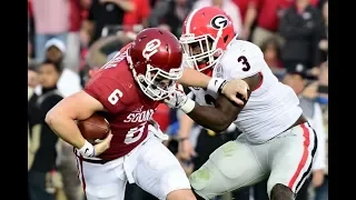 2018 BCS Semi Final Rose Bowl #3 Georgia vs #2 Oklahoma