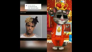 Tom vs Xxxtentacion-look at me challenge #shorts #talkingtom