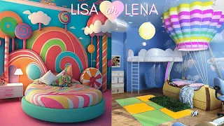 LISA OR LENA 😍HOUSES ROOMS AND PLACES