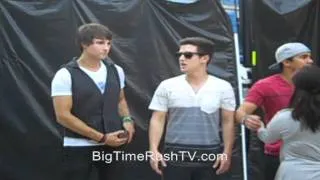 Big Time Rush backstage at the OC Fair (Part 1)