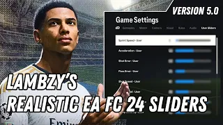 These Realistic Sliders Will SAVE FC 24 For You! | 3 VERSIONS! | REALISTIC CAREER MODE SLIDERS