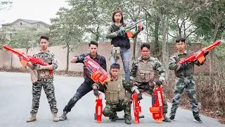 Nerf Guns War : Mission Special Of Couple S.W.A.T SEAL TEAM Special Attack Boss Criminal Dangerous