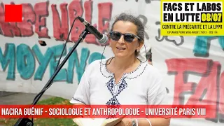 Le 8 juillet des Facs et Labos en Lutte - Nacira Guénif-Souilamas, sociologue et anthropologue