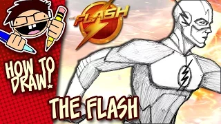 How to Draw THE FLASH (The CW TV Series) VERSION 1 | Narrated Easy Step-by-Step Tutorial