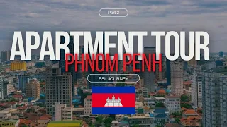 $500 apartment tour| Phnom Penh Riverside| South African living in Cambodia #eslteacher