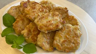 Рубленые куриные котлеты с картофелем без яиц/chopped chicken cutlets with potatoes without eggs#еда