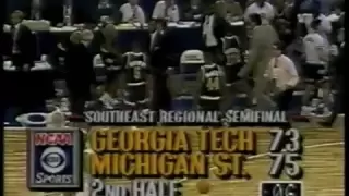 Georgia Tech - Michigan State 1990 Basketball