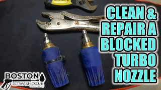 Repair / Clean A Turbo Nozzle | Cleaning A Blocked Rotary Nozzle | Pressure Washing Tutorials