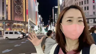 🔴Best Night View in Tokyo: Ginza during Golden Week🌃