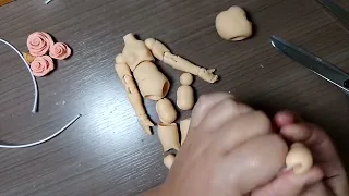 Montando uma BJD feita em biscuit (Boneca Articulada em Biscuit) | Pale Light Dolls