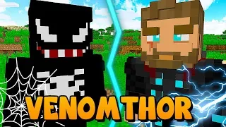 NAJSILNIEJSZY SUPERBOHATER? VENOM + THOR - Minecraft: Przygody z Flotharem #22