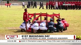 President WIlliam Ruto inspects Guard of Honour