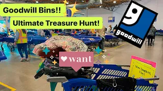 Let’s GO To Goodwill Bins! Let’s Hunt For Treasure! Thrift With Me For Resale! ++HAUL!!