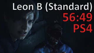 Resident Evil 2: Leon B Standard S+ Speedrun (PS4) - 56:49 IGT