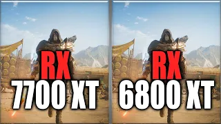 RX 7700 XT vs RX 6800 XT Benchmarks - Tested in 20 Games