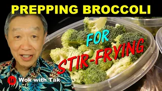 PREPPING BROCCOLI  for stir-frying - Simple and fast