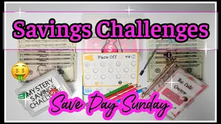 Savings Challenges Stuffing | Are You Hitting Your Goals? | Save Day Sunday #savingschallenges