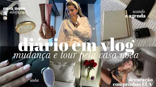 DIÁRIO em VLOG ep 01 | TOUR pela CASA NOVA, MUDANÇA do APE, COMPRINHAS  de LIVROS e PERFUME, UNHA...