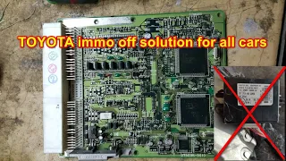 TOYOTA immo off solution for all cars