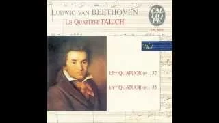 Beethoven String Quartet No. 15 in A minor, op 132 - Talich Quartet