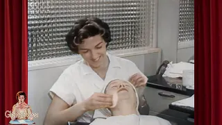 A Visit to a 1950's Beauty Salon - Colorized Film