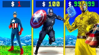 $1 CAPTAIN AMERICA to $1,000,000,000 in GTA 5