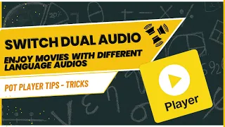 How to Switch Dual Audio in Potplayer - Potplayer Dual Audio Change