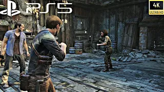 Uncharted 4: PS5 Nathan & Sam Vs Nadine Fight 4K 60FPS