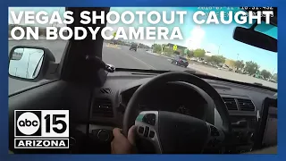 Wild Las Vegas shootout caught on officer's body camera video