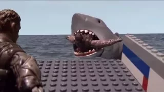 "Quint Gets Devoured" Jaws Scene Reenactment