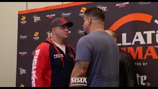 Fedor Emeliananko vs. Frank Mir Bellator Grand Prix Staredown - MMA Fighting