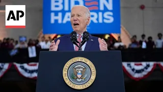 Biden makes appeal to Black voters in Philadelphia, calls Trump 'unhinged'