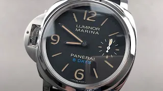 Panerai Luminor Marina "Destro" Left-Handed 8 Days PAM 796 Panerai Watch Review