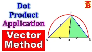 Applications of Dot Product in Geometry (Semi circle, Rhombus, Rectangle sums)