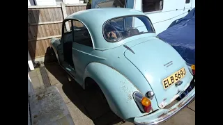 Morris Minor doors cut and weld